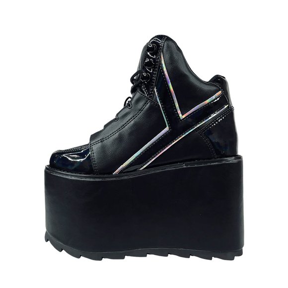 YRU X Alison Wonderland Qozmo Platform Sneakers - Picture 7 of 8